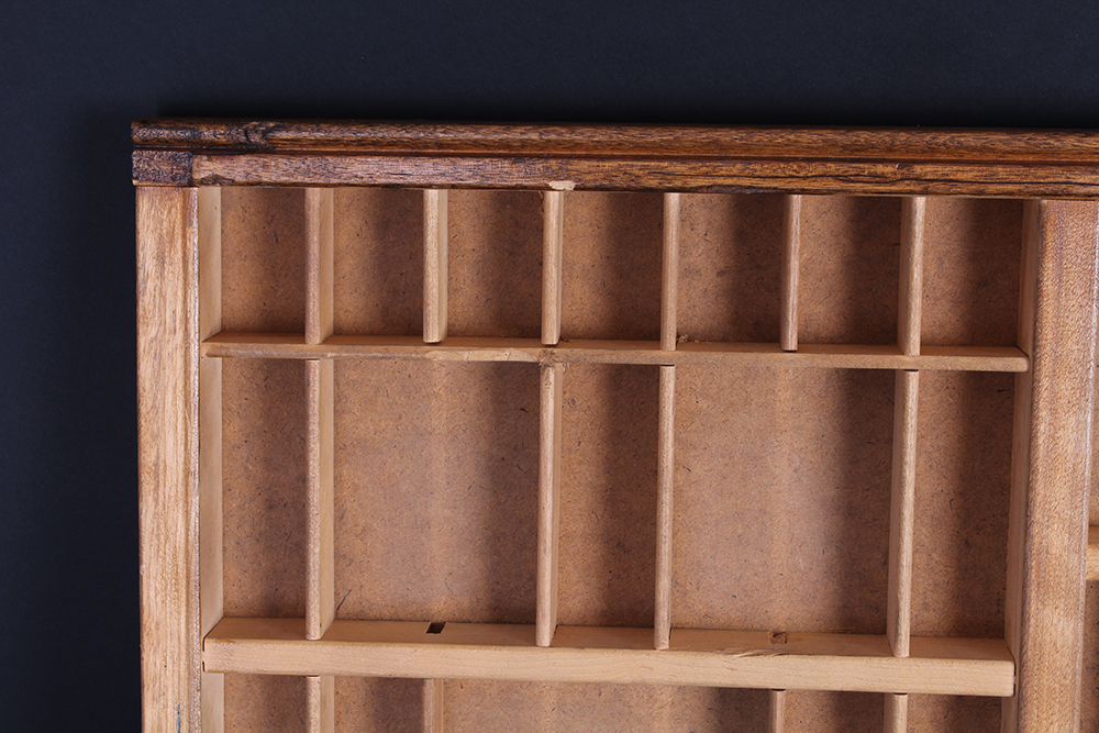 Printers Furniture Repurposed Wall Display Shelves