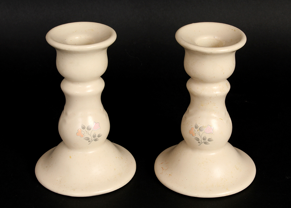 Pfaltzgraff Stoneware Candlesticks