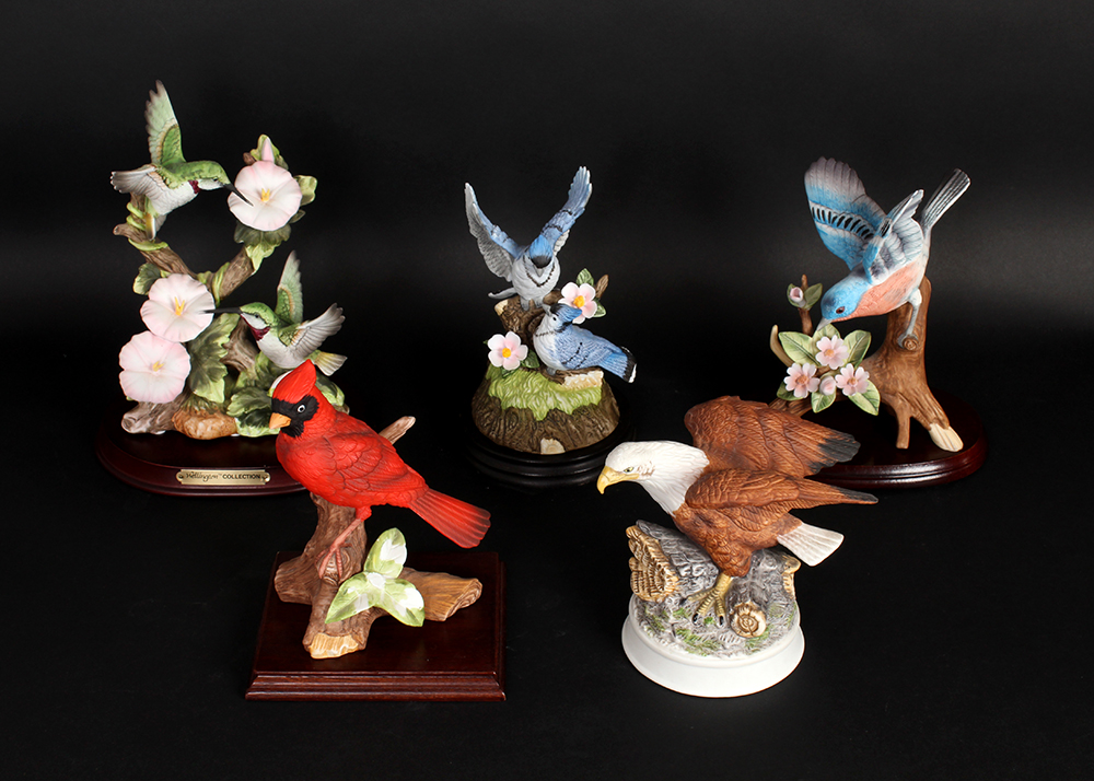 Decorative Ceramic Bird Figurines