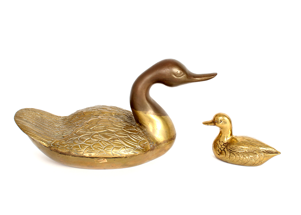 Decorative Brass Ducks