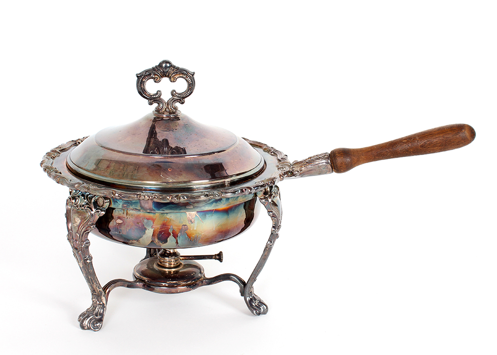 F.B. Rogers Silver Plated Chafing Dish Food Warmer