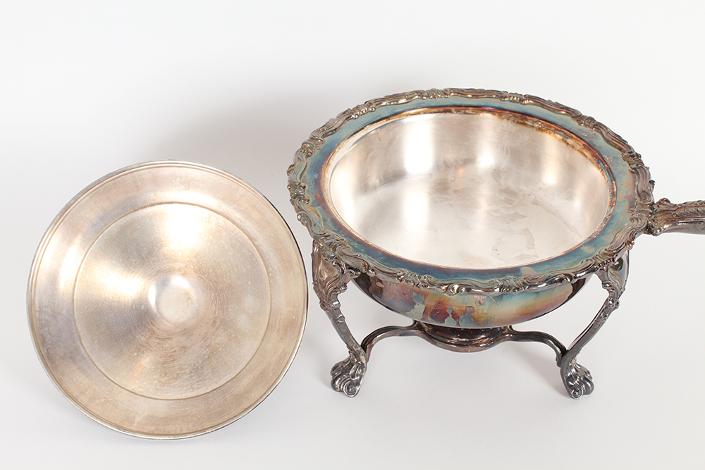 F.B. Rogers Silver Plated Chafing Dish Food Warmer