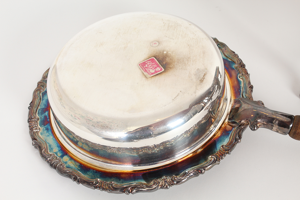 F.B. Rogers Silver Plated Chafing Dish Food Warmer