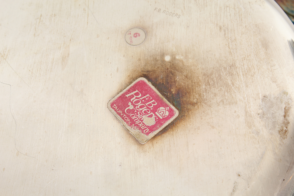 F.B. Rogers Silver Plated Chafing Dish Food Warmer