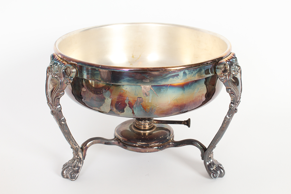 F.B. Rogers Silver Plated Chafing Dish Food Warmer