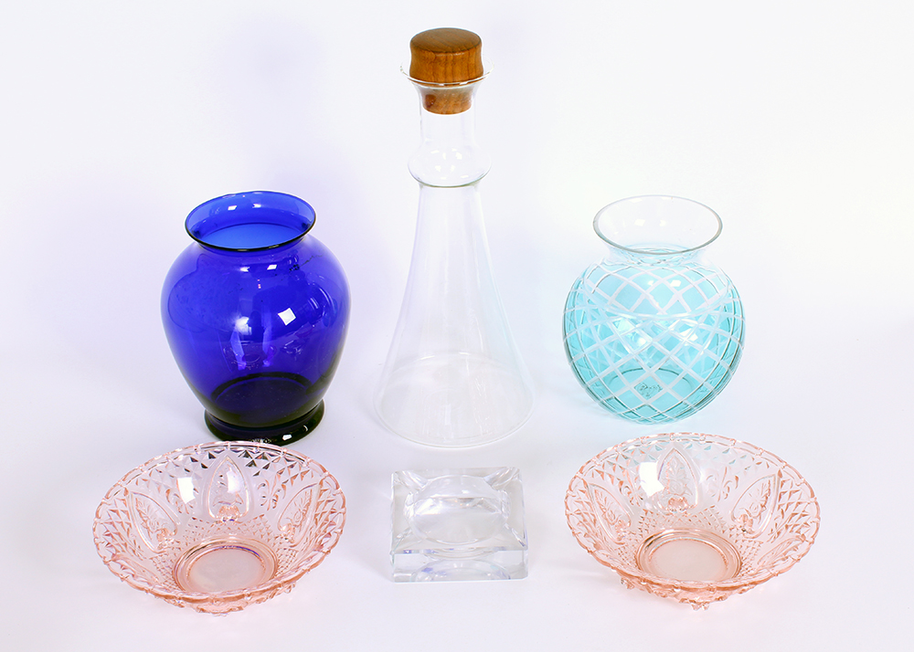 Selection of Glass Housewares