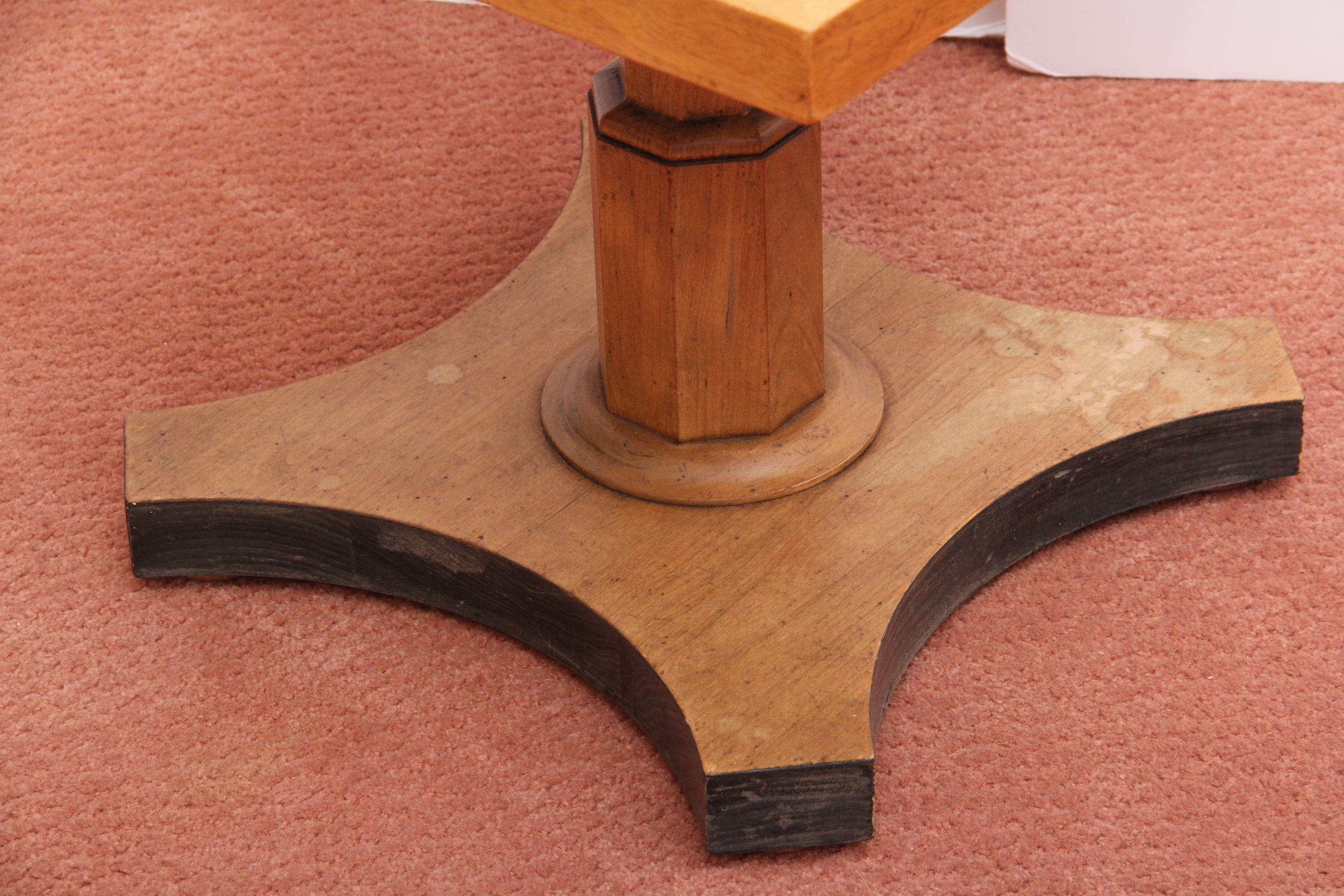 Burled Oak Accent Table