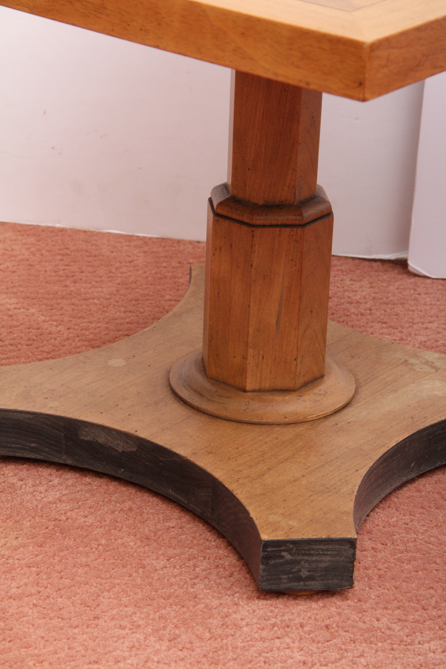 Burled Oak Accent Table