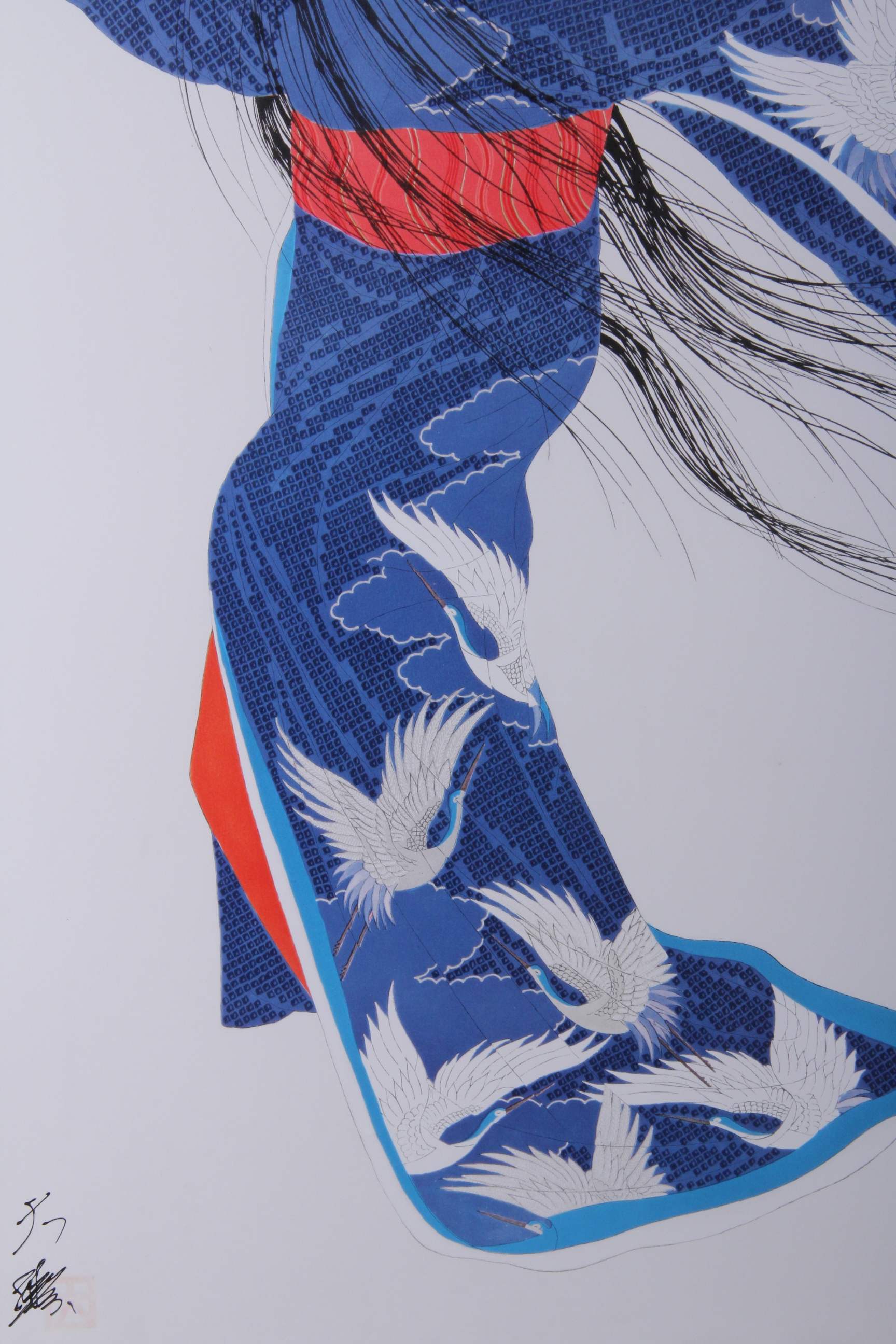 Hisashi Otsuka "Lady Meiko of Summer" Limited Edition Lithograph