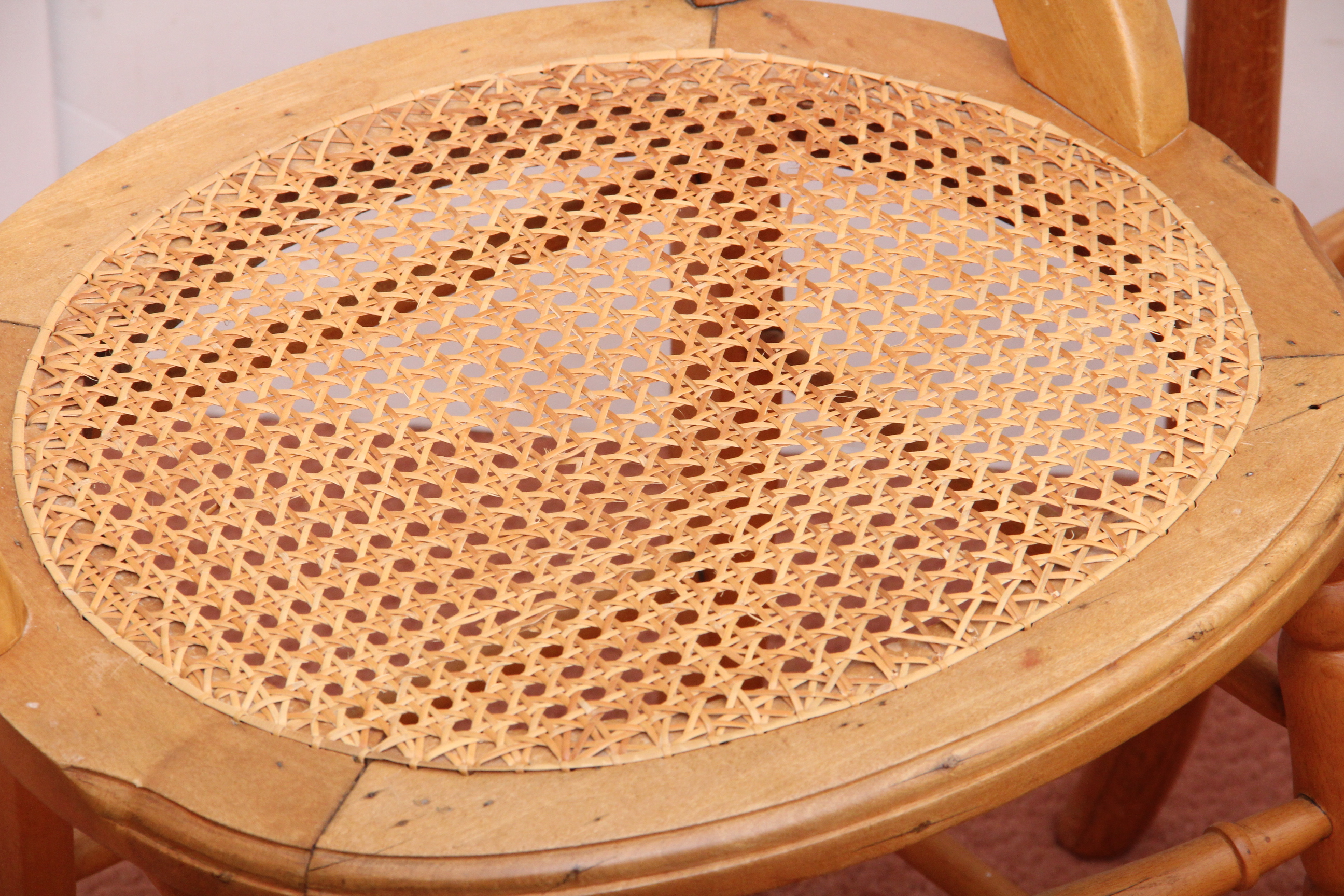 Trio of Wicker and Wood Furniture