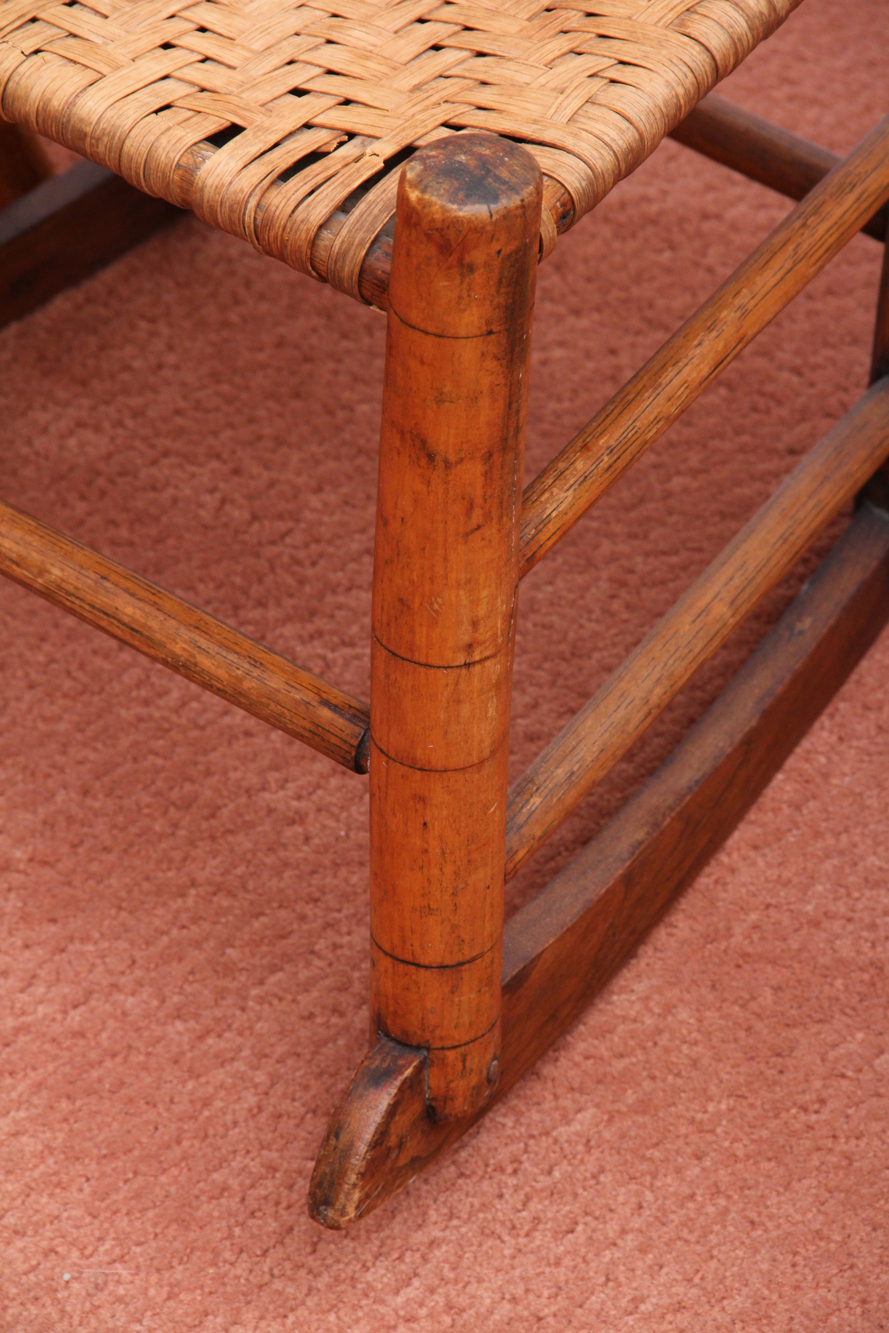 Trio of Wicker and Wood Furniture