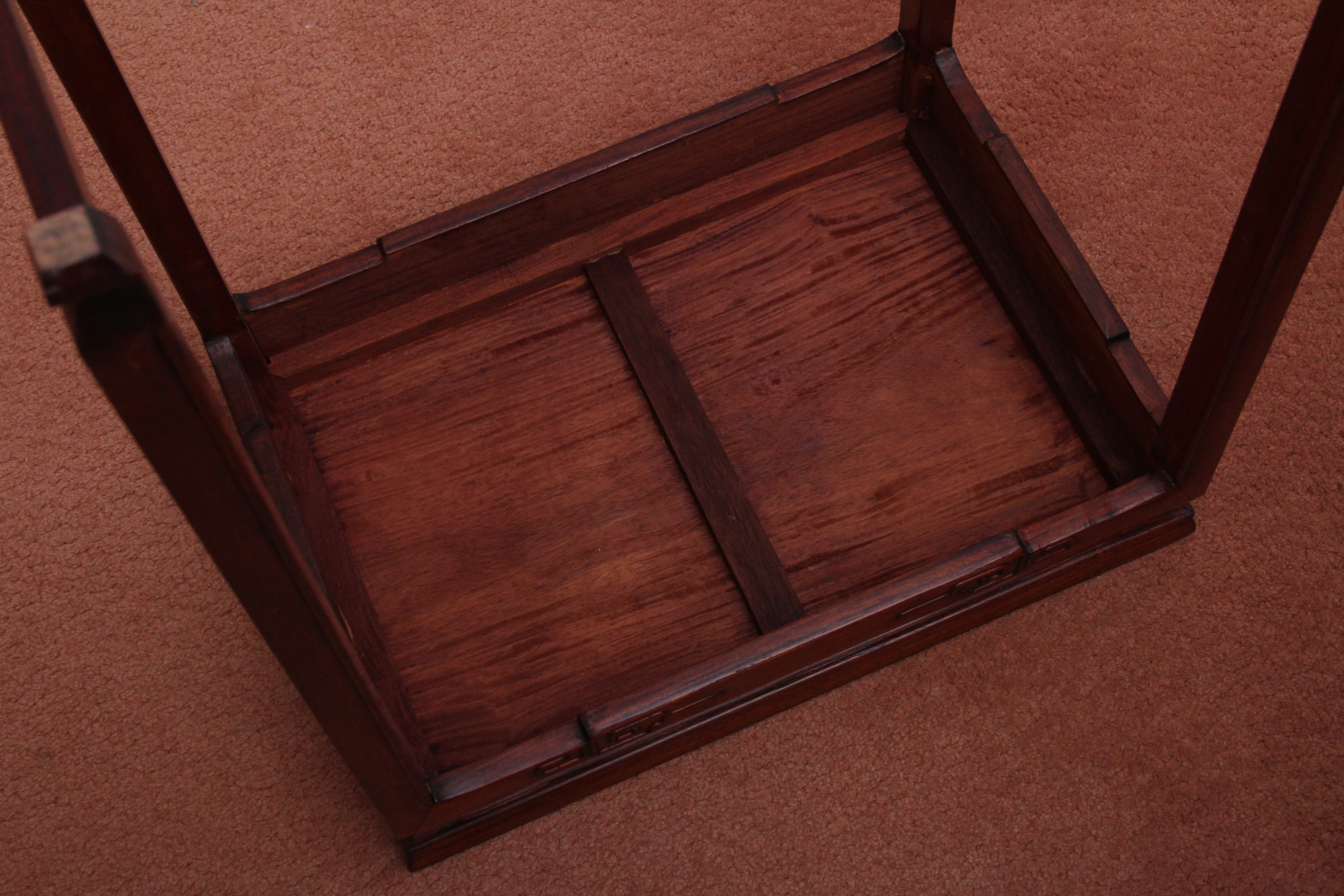 Asian Style Red Gum Nesting Tables