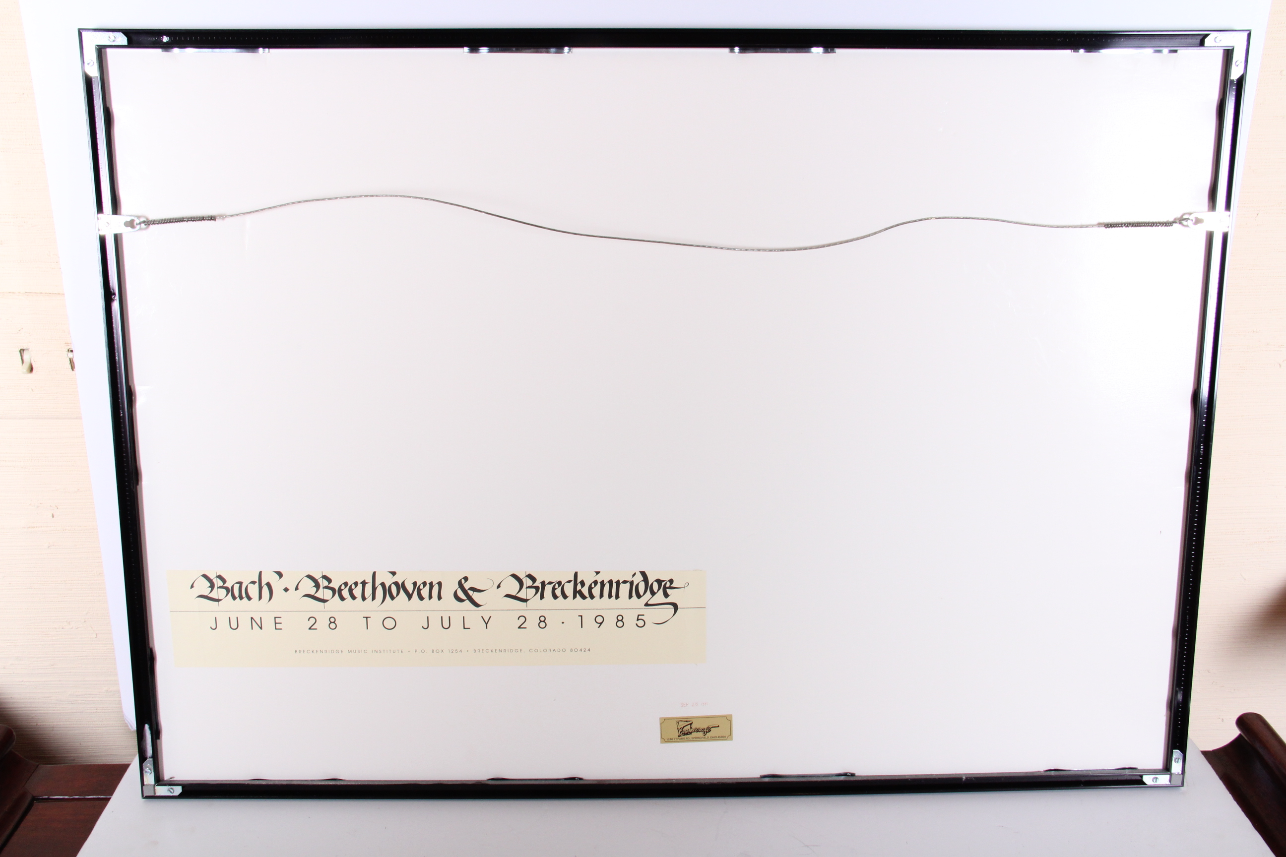 Offset Lithograph of Musicians