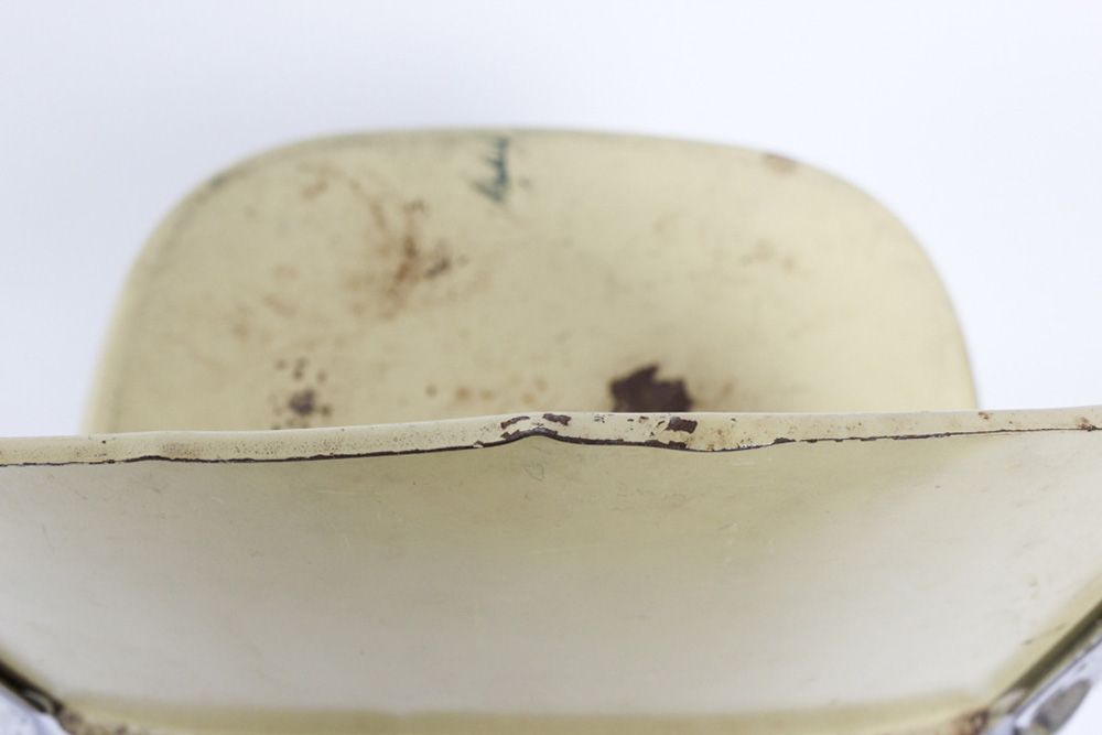 Creme Chair and Stepstool