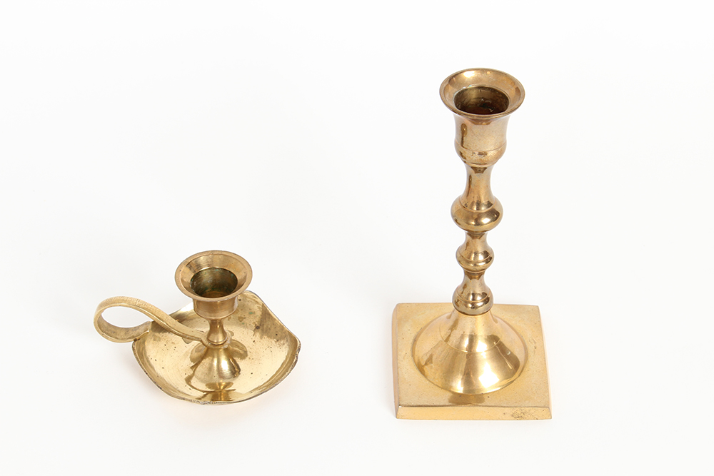 Assortment of Brass Candlesticks