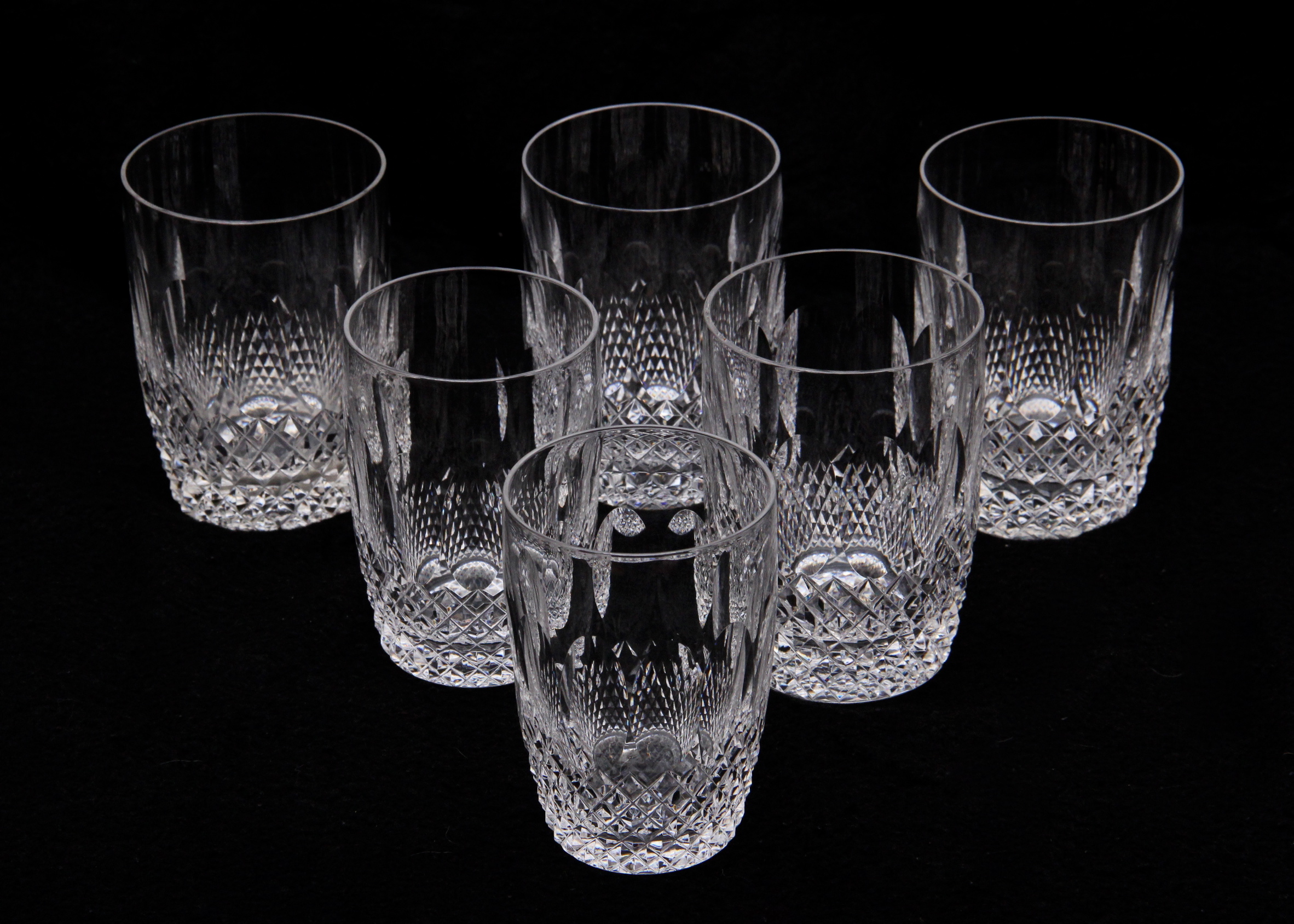 Set of Six Waterford Crystal "Colleen" Tumblers