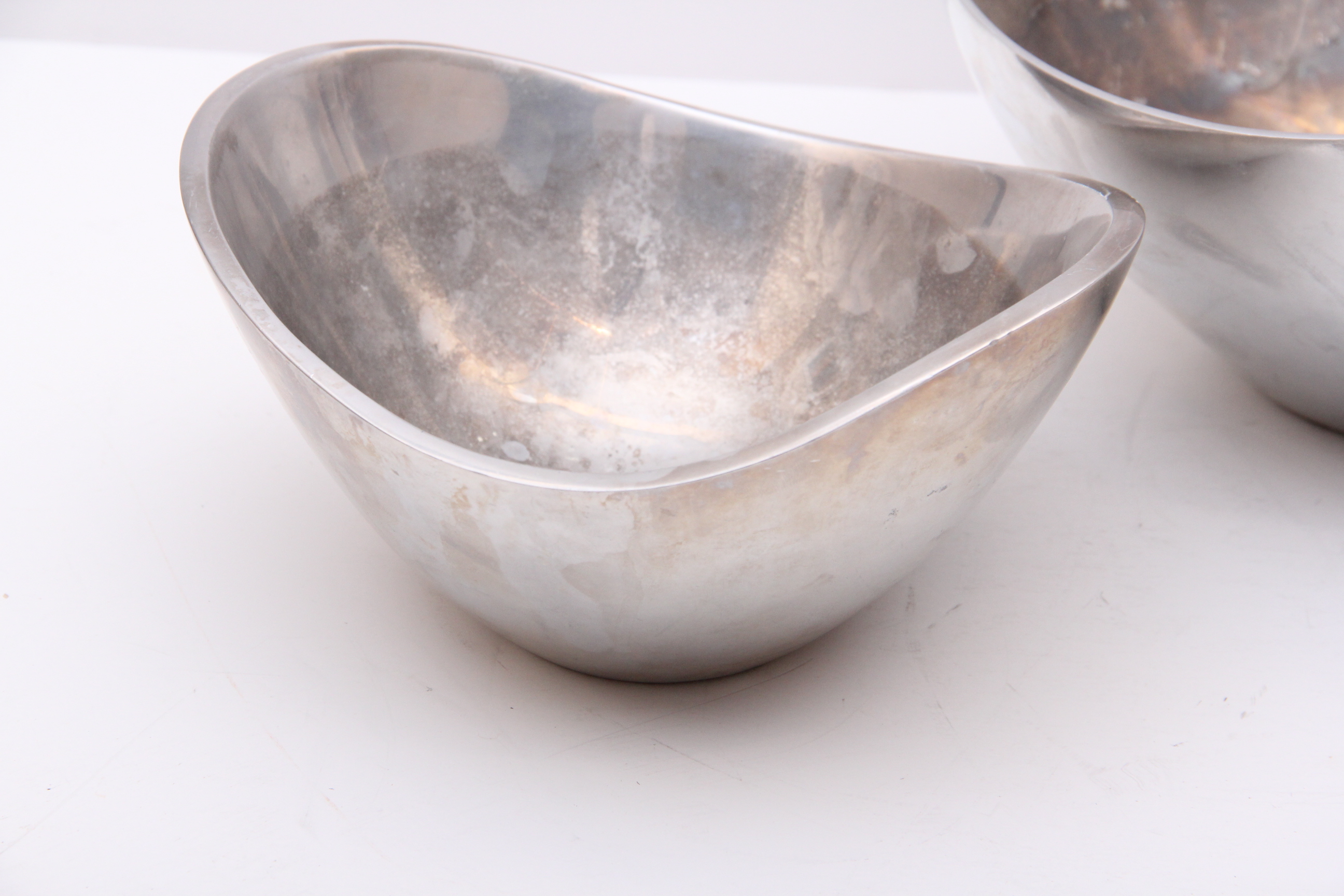 Pair of Nambe Mid Century Modern Bowls