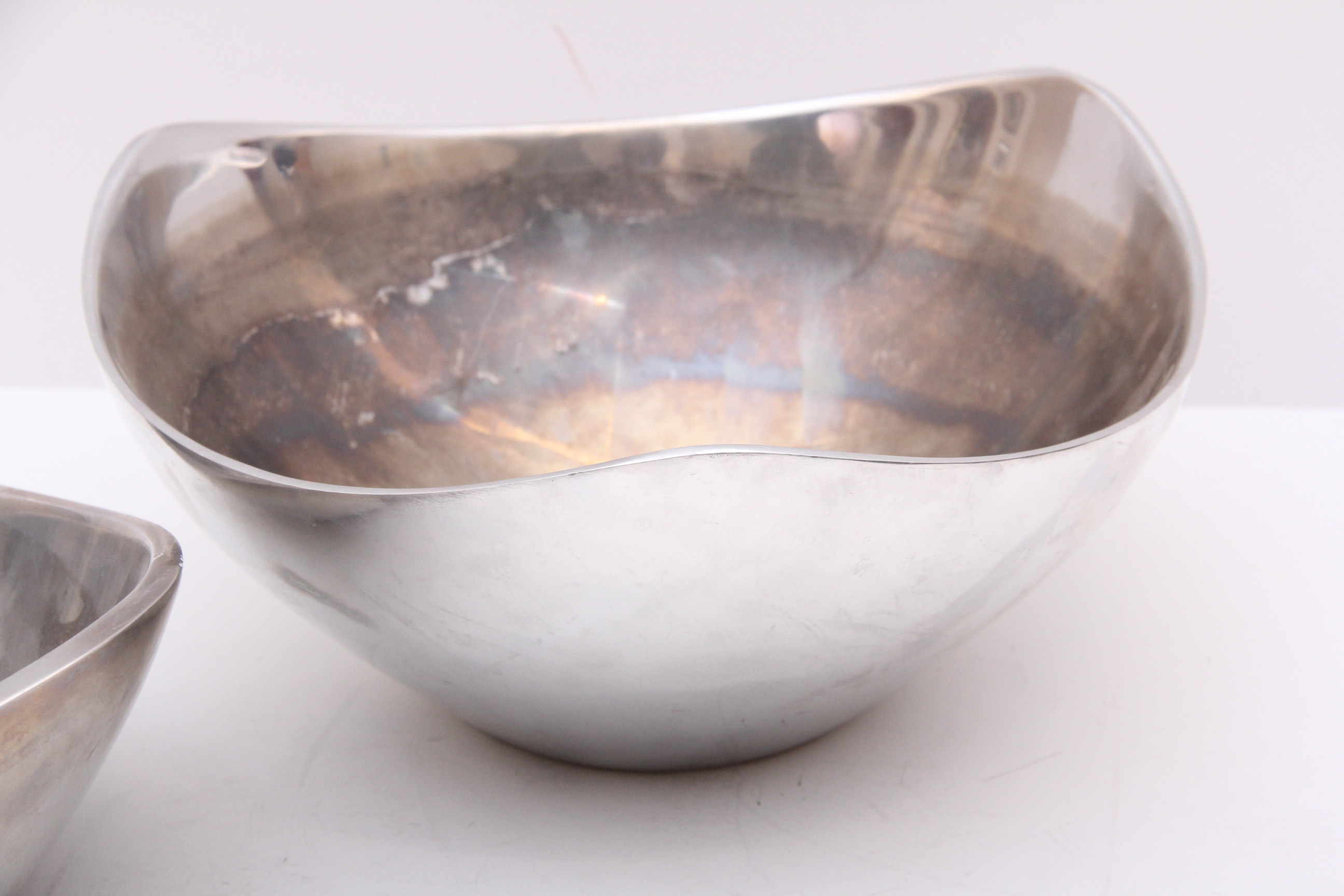 Pair of Nambe Mid Century Modern Bowls