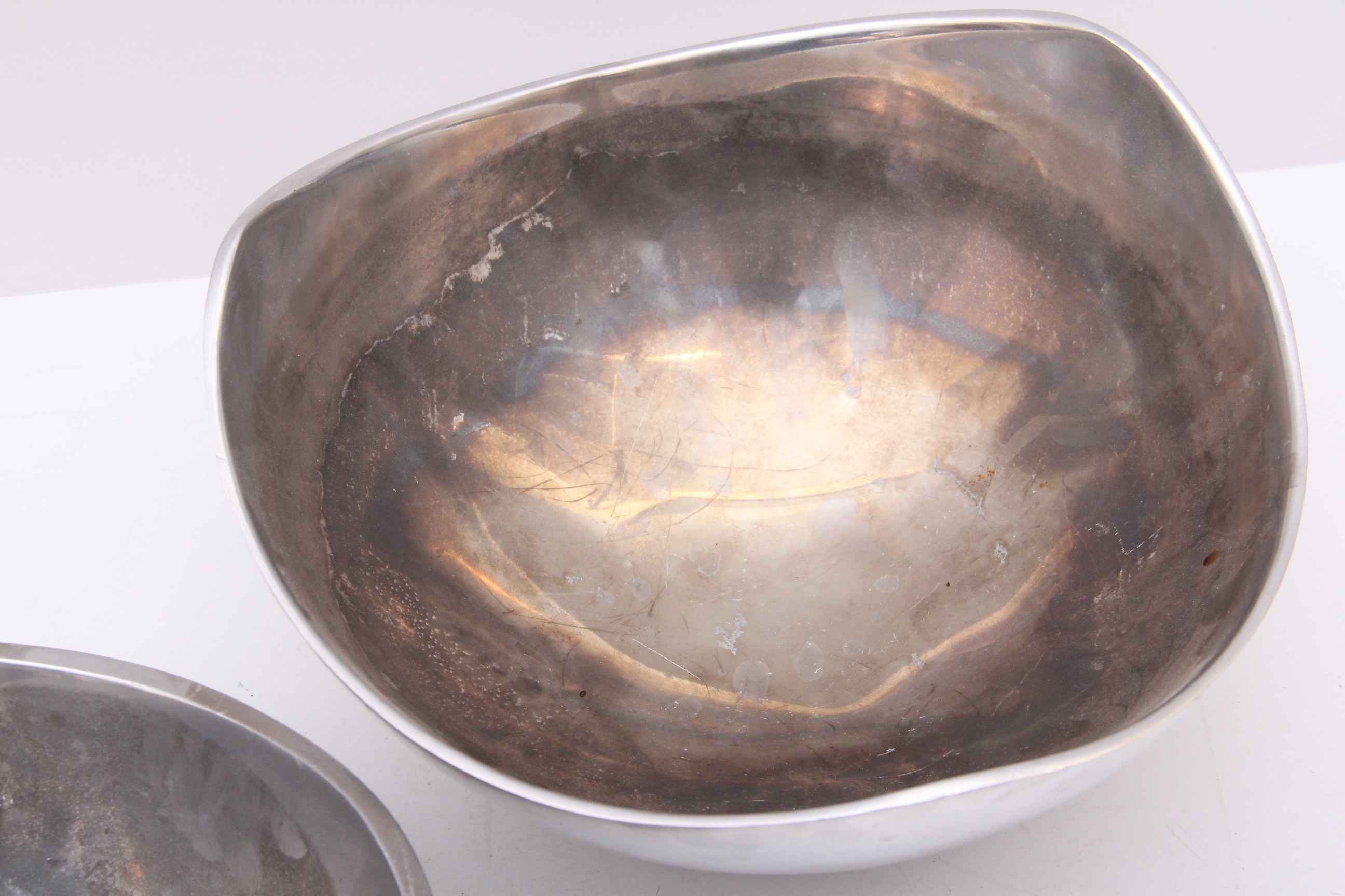 Pair of Nambe Mid Century Modern Bowls