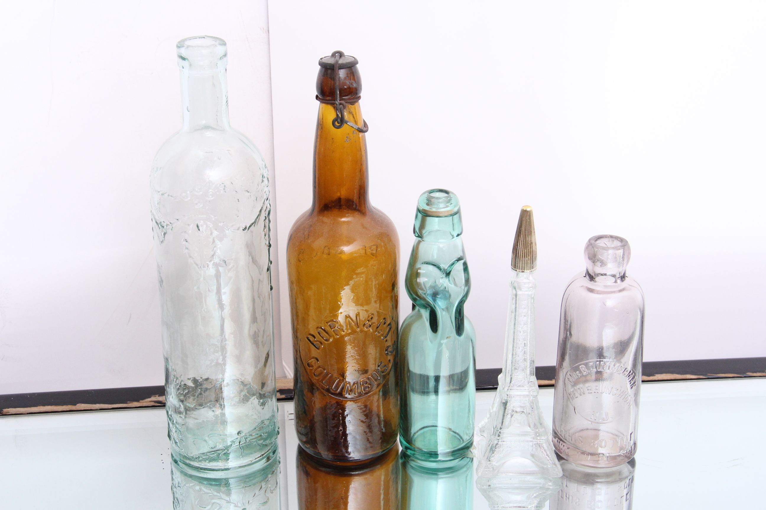 Collection of 18th and 19th Century Wine bottles and more