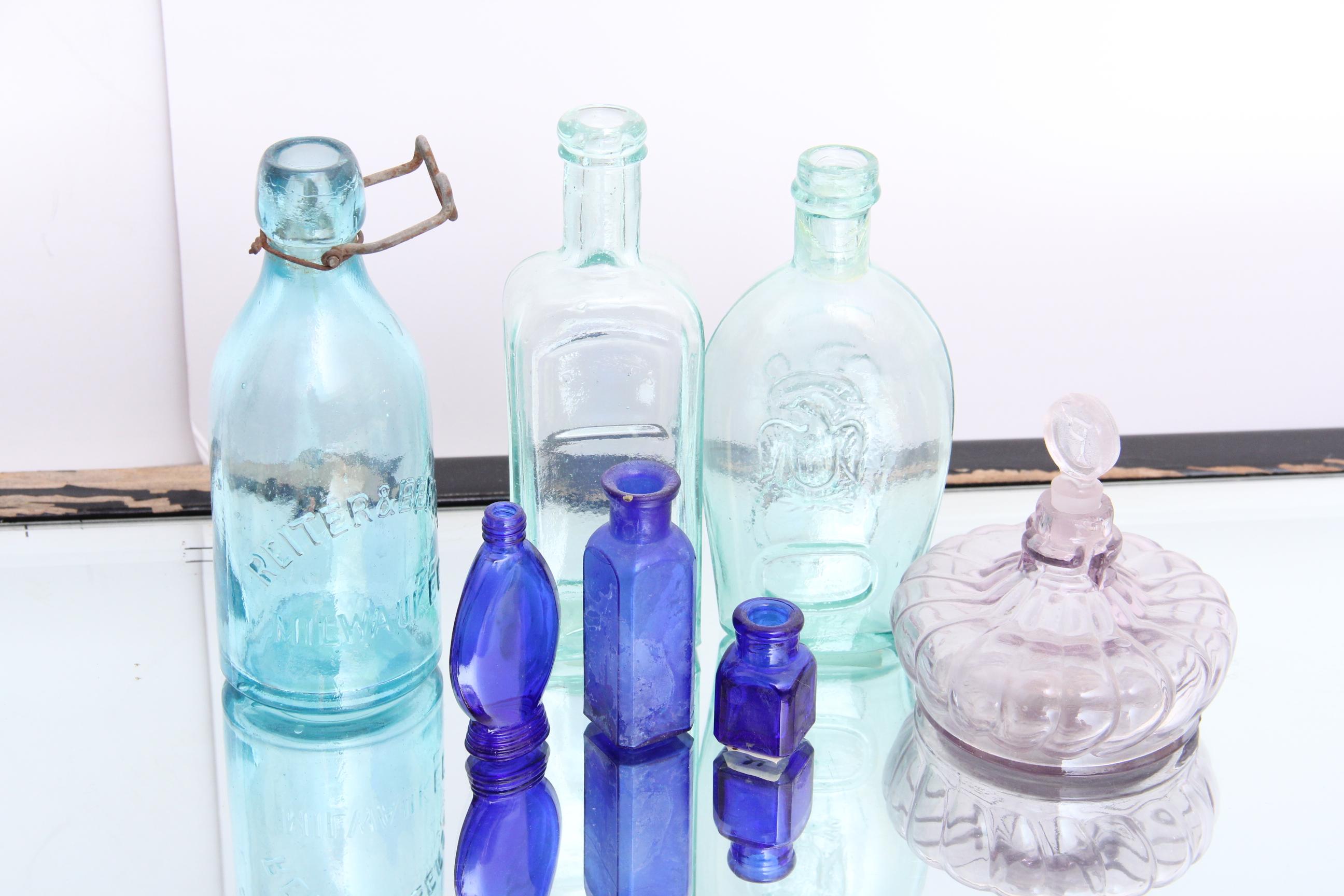 Collection of 18th and 19th Century Wine bottles and more