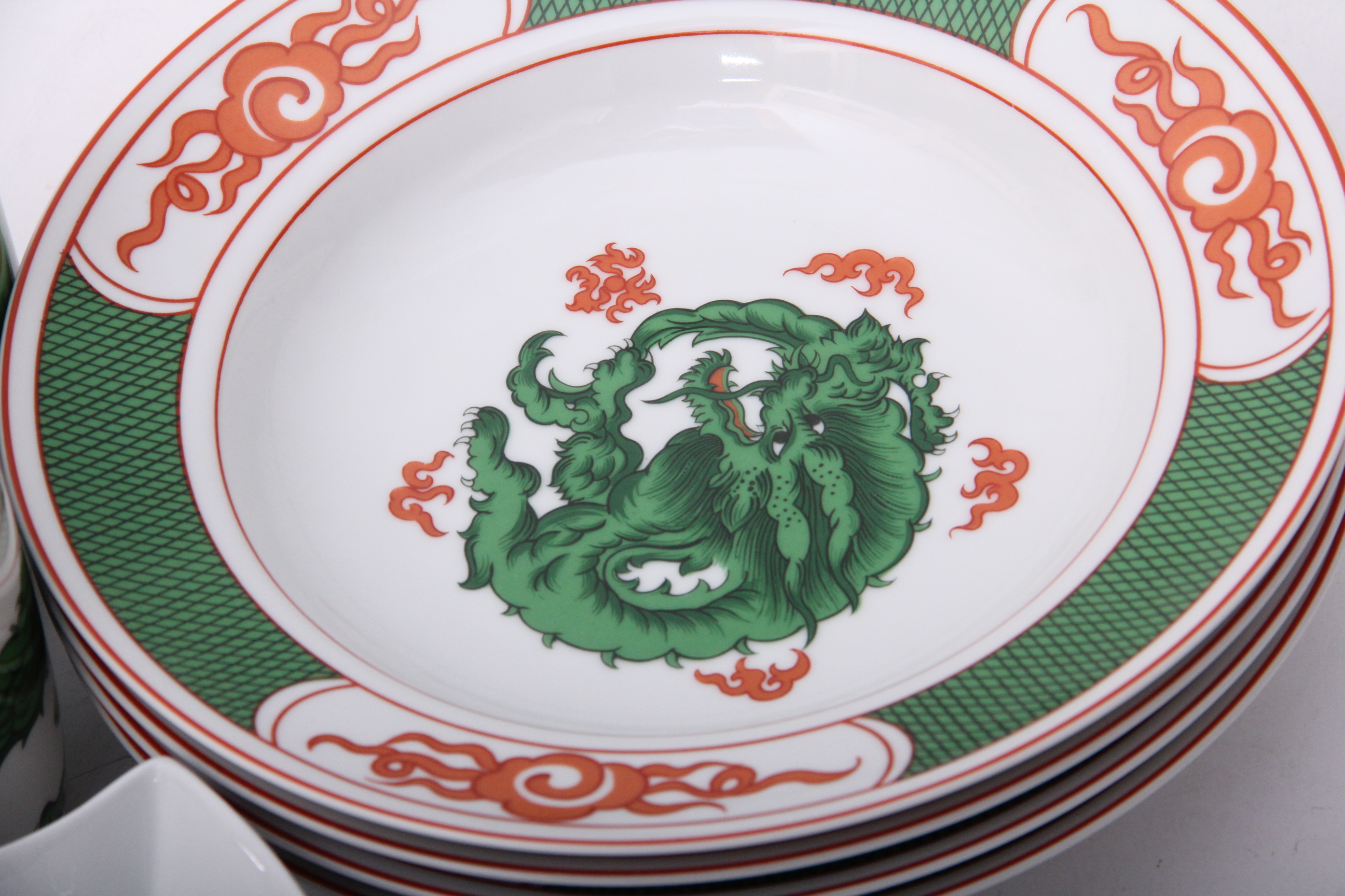 Quintet of Fitz and Floyd Bowls