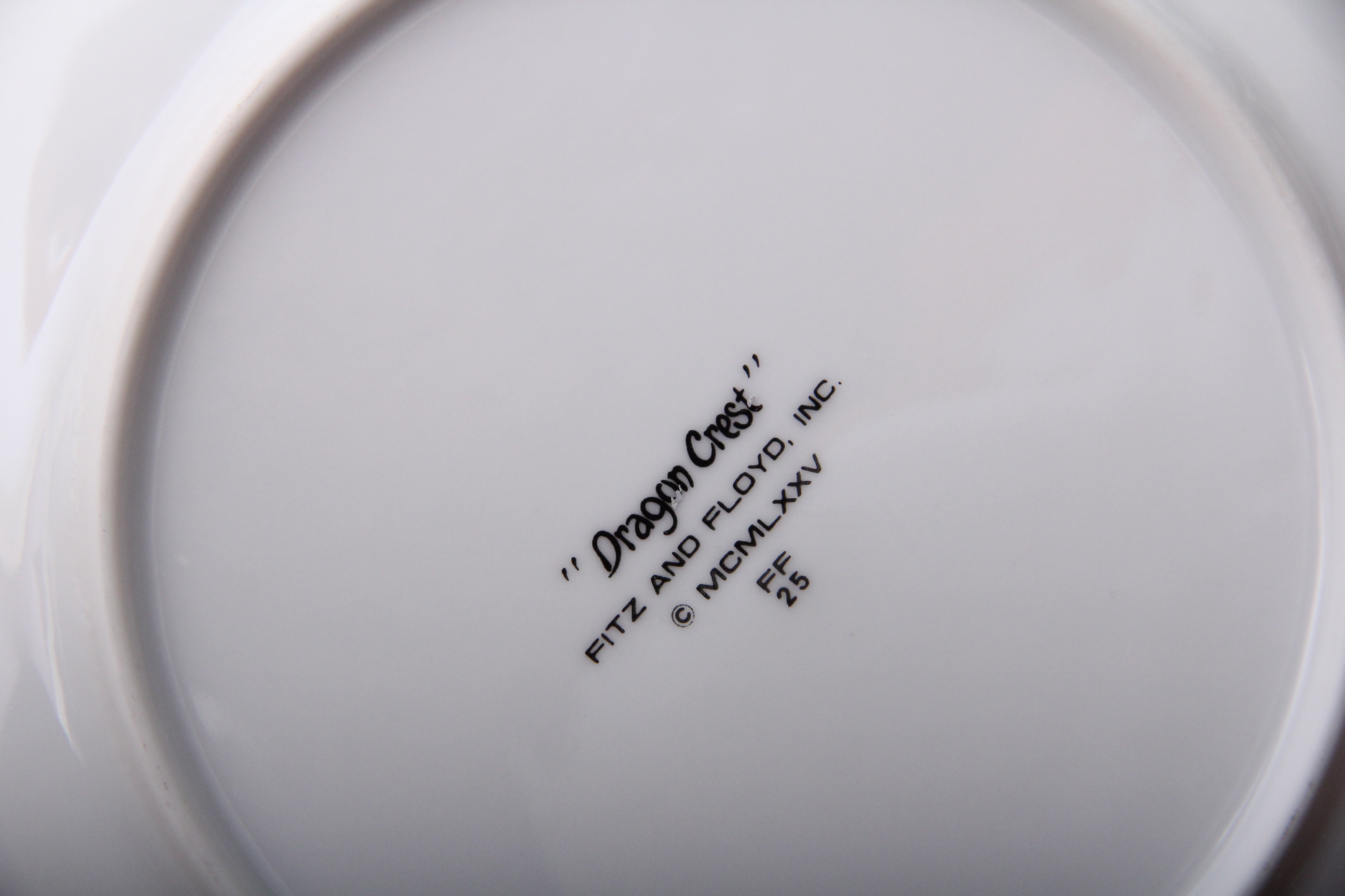 Quintet of Fitz and Floyd Bowls