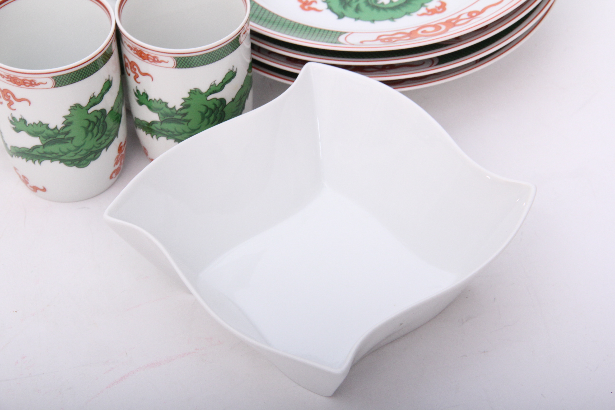 Quintet of Fitz and Floyd Bowls