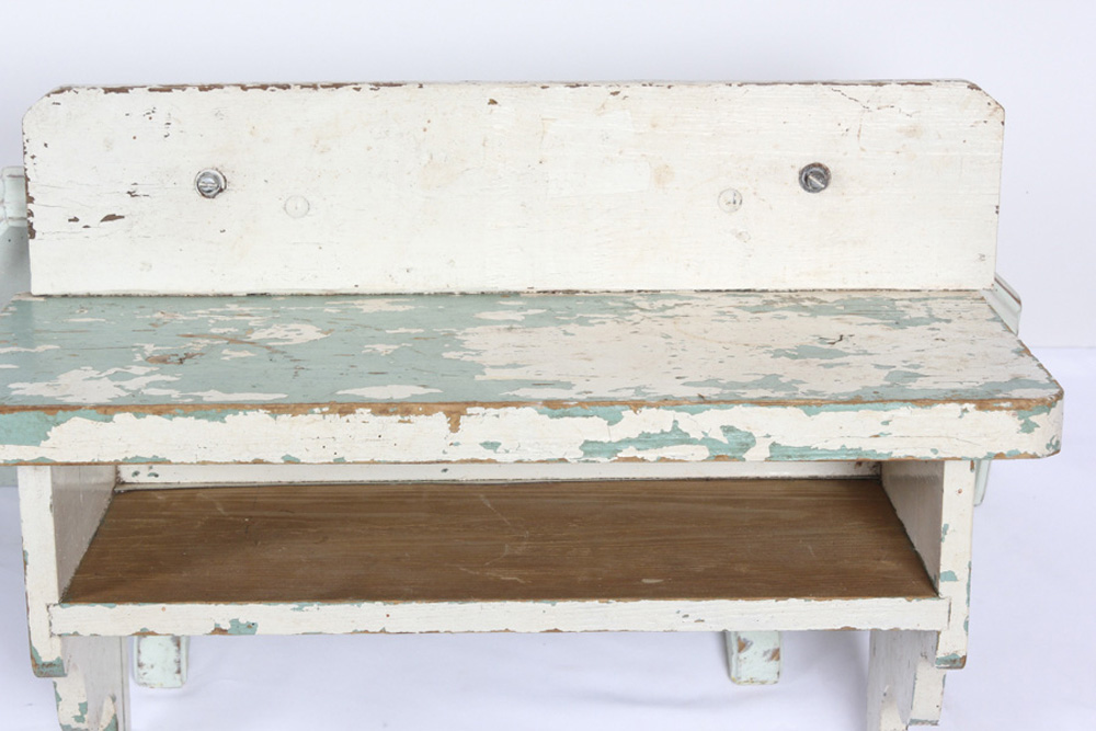 Pair of Hand Painted Wall Shelves