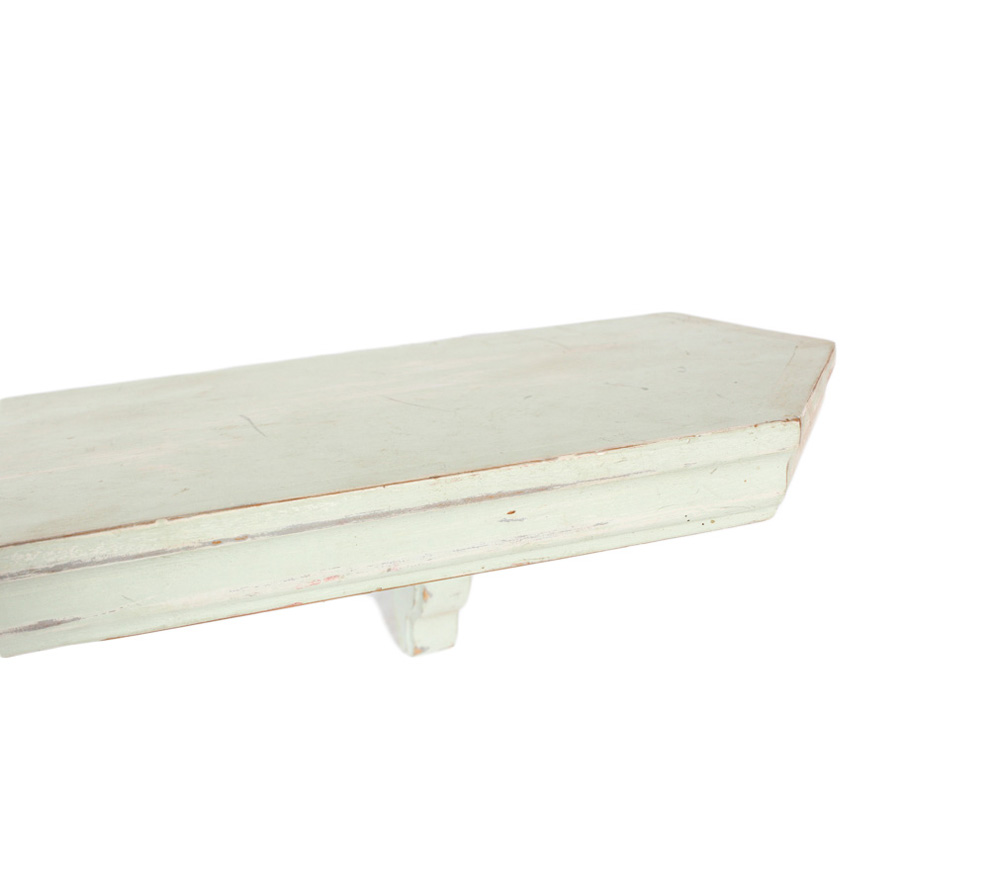 Pair of Hand Painted Wall Shelves