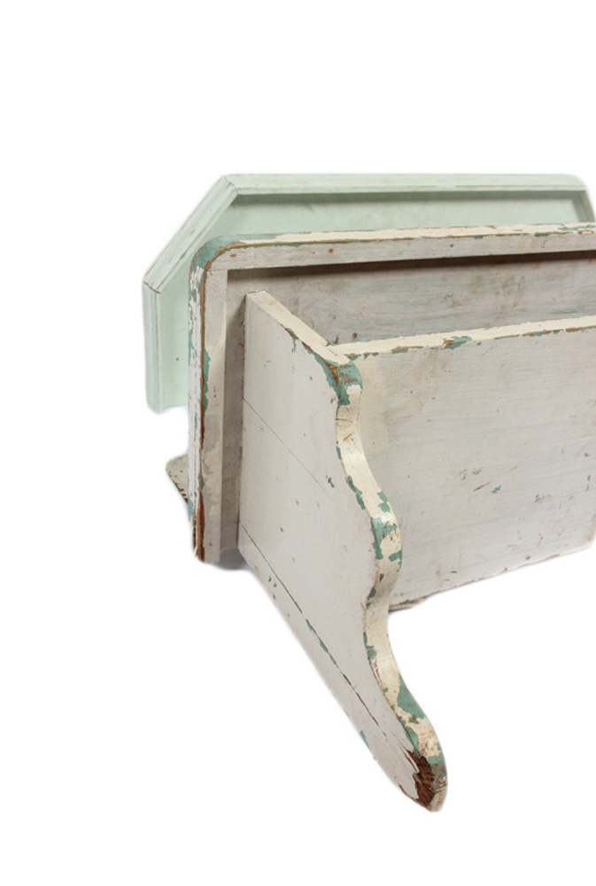 Pair of Hand Painted Wall Shelves