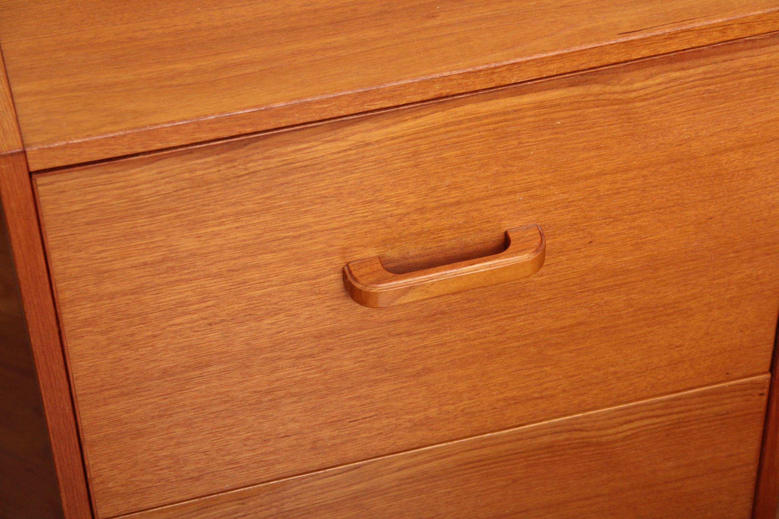 Contemporary Wood Laminate Filing Cabinet