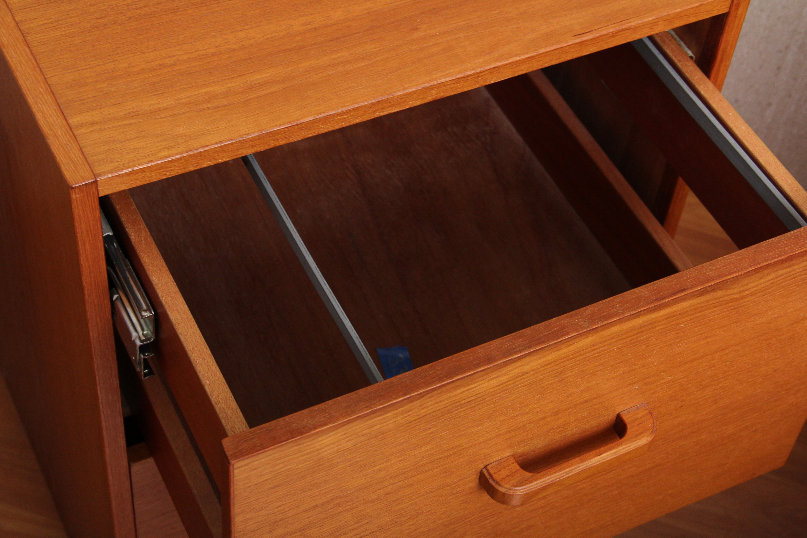 Contemporary Wood Laminate Filing Cabinet