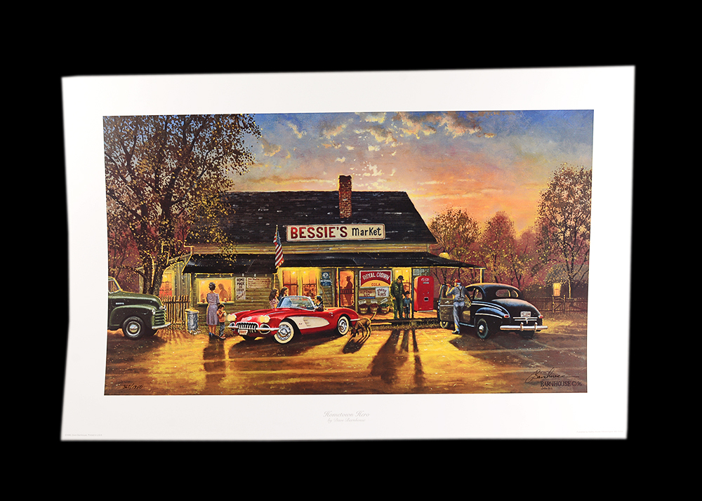 Limited Edition "Hometown Hero" Offset Lithograph