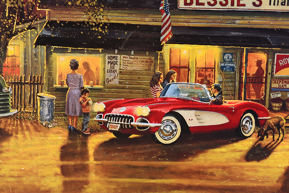 Limited Edition "Hometown Hero" Offset Lithograph