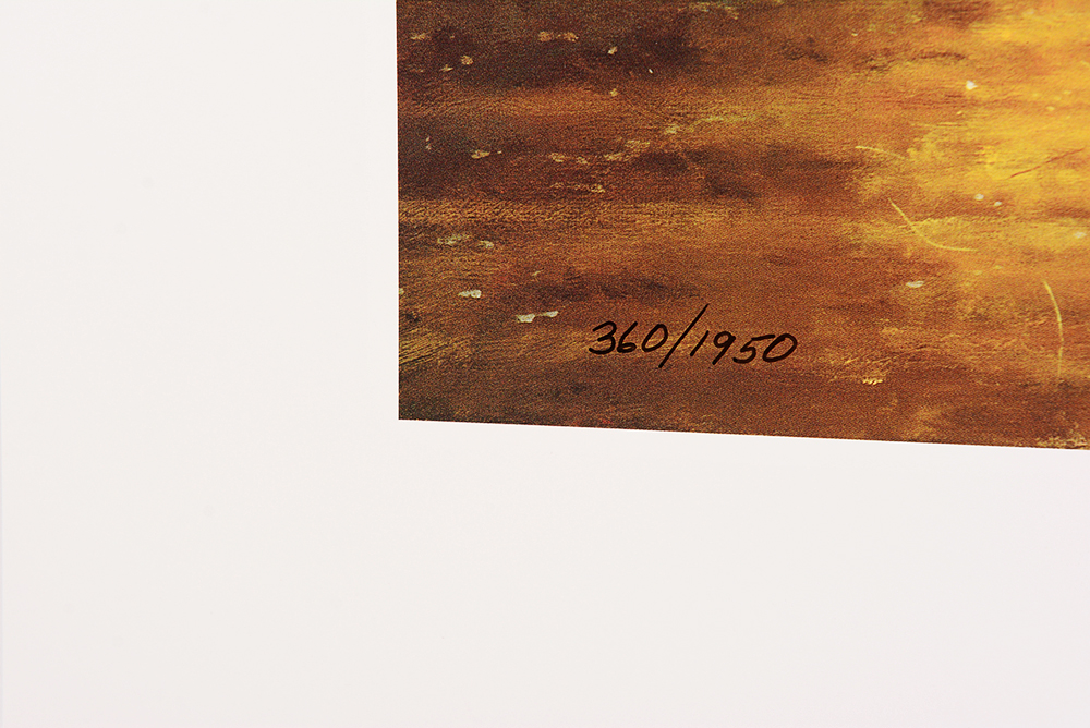 Limited Edition "Hometown Hero" Offset Lithograph