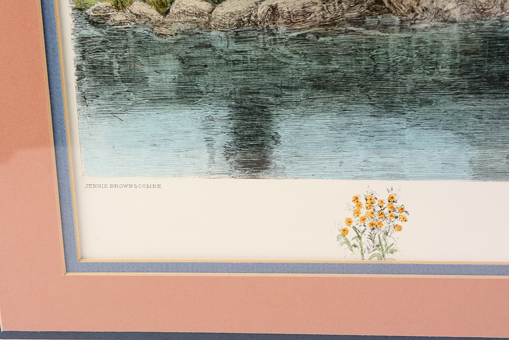 "Sunday Morning in Sleepy Hollow" Lithograph