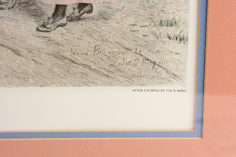 "Sunday Morning in Sleepy Hollow" Lithograph