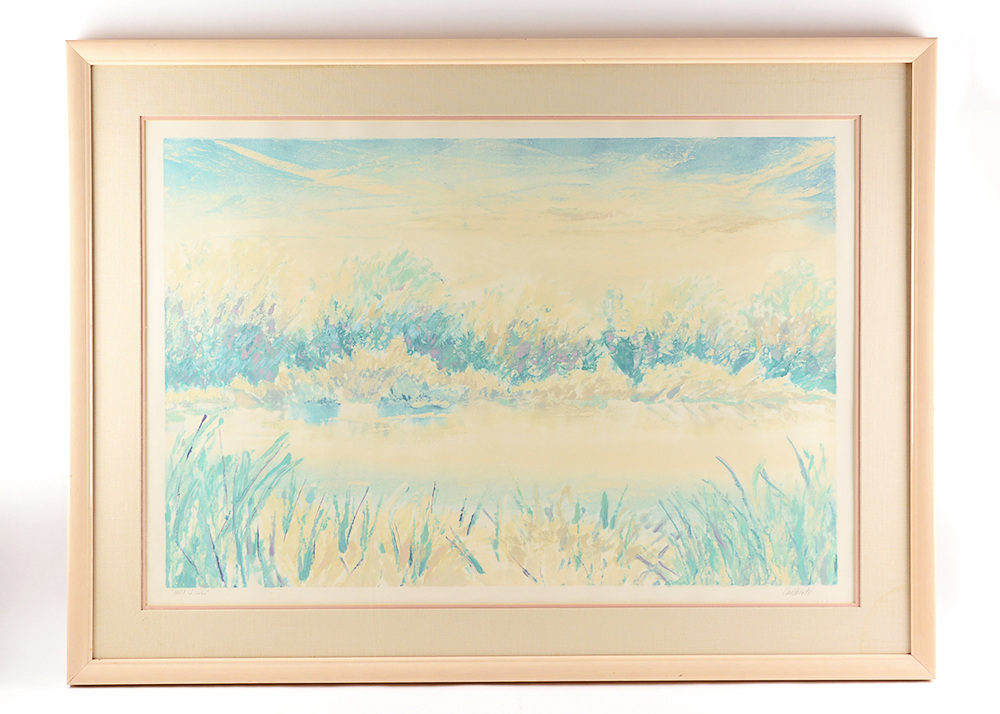 "Wild Irises" Landscape Photo-Offset Print