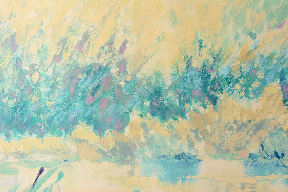 "Wild Irises" Landscape Photo-Offset Print