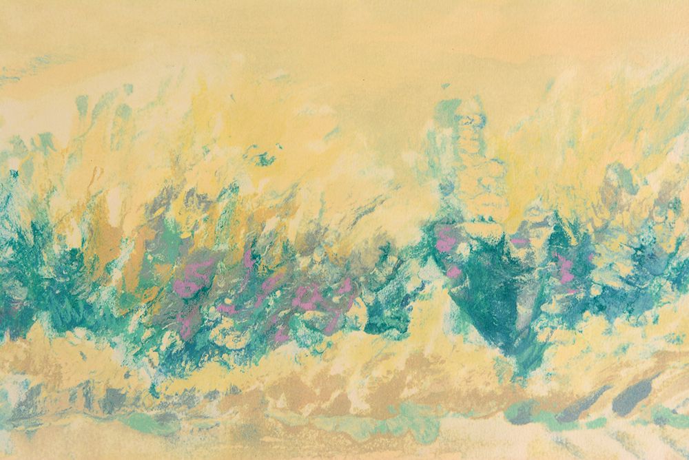 "Wild Irises" Landscape Photo-Offset Print