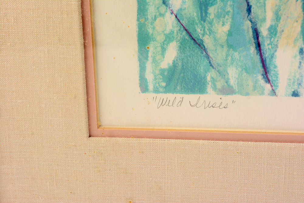 "Wild Irises" Landscape Photo-Offset Print
