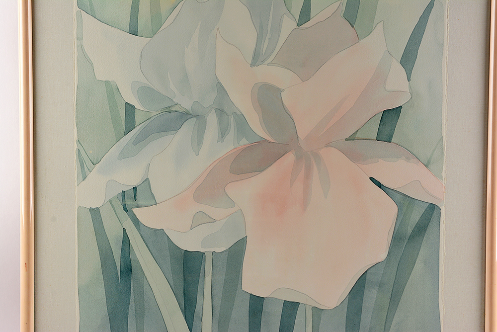 Iris Watercolor Paintings