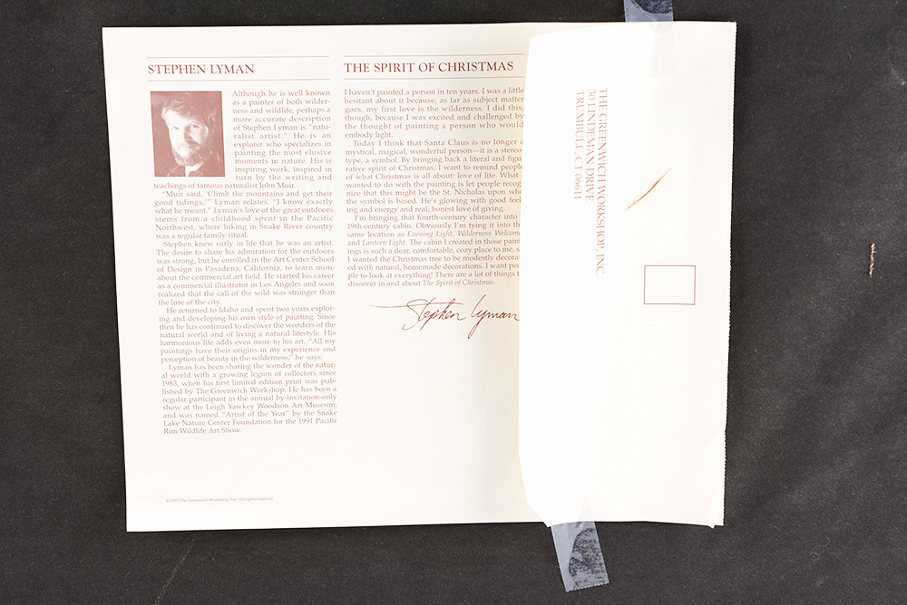 Patricia Buckly Moss and Stephen Lyman Offset Lithographs