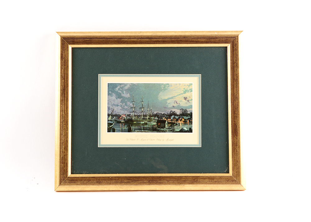 "Mystic Seaport" Lithograph
