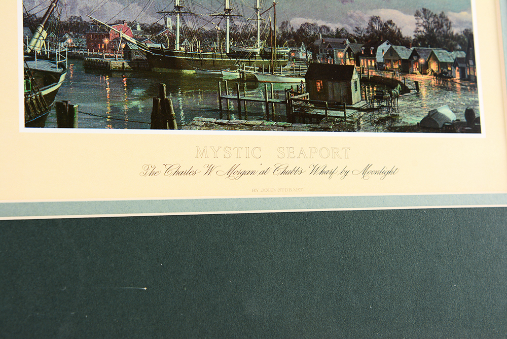 "Mystic Seaport" Lithograph