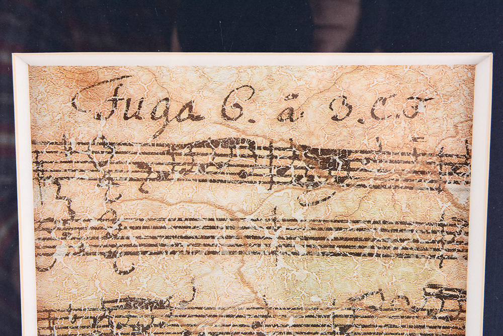 Fuga in G Sheet Music Lithograph