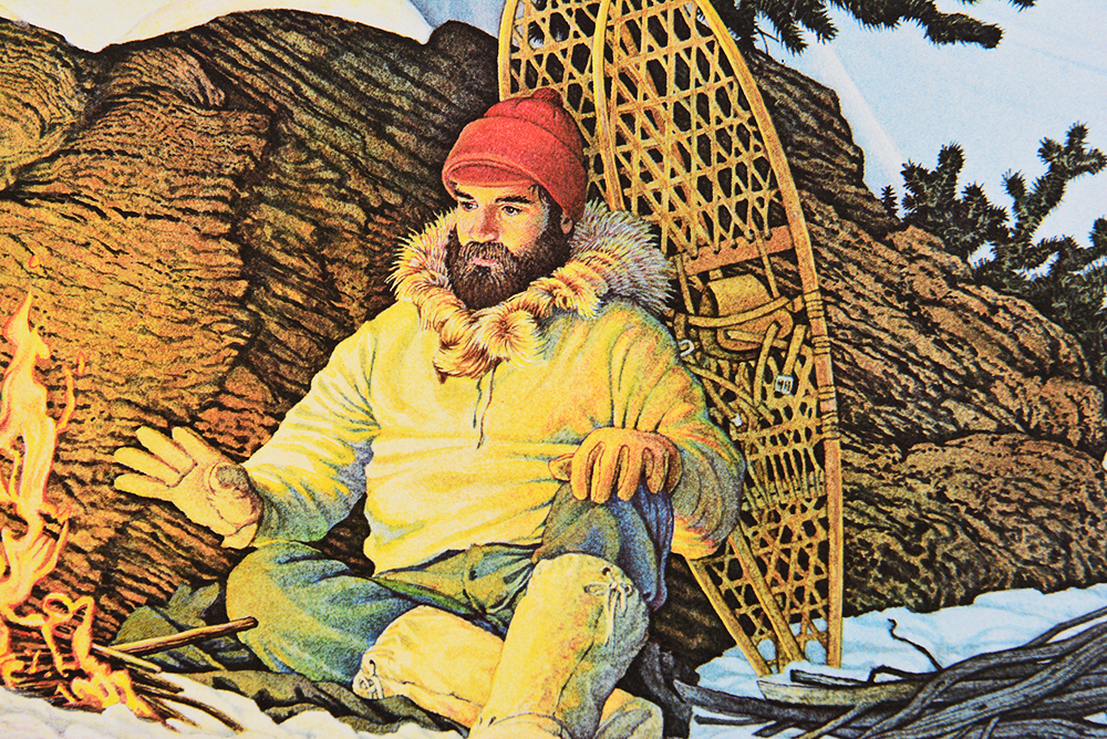 Scott Kennedy "Snowshoes" Limited Edition Offset Print