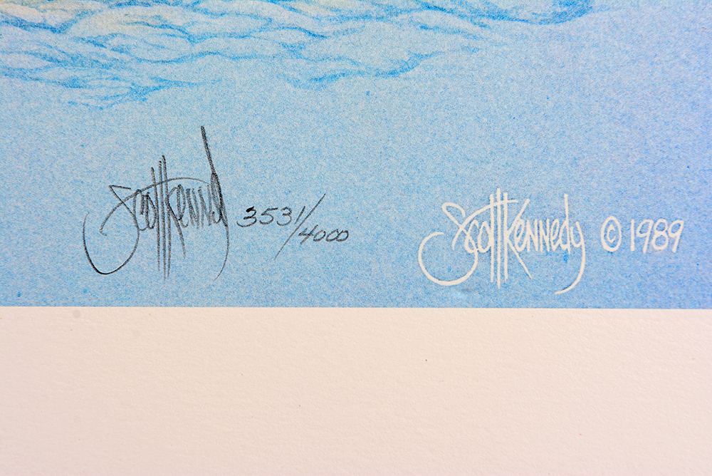 Scott Kennedy "Snowshoes" Limited Edition Offset Print