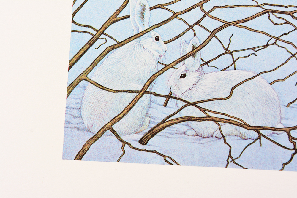 Scott Kennedy "Snowshoes" Limited Edition Offset Print